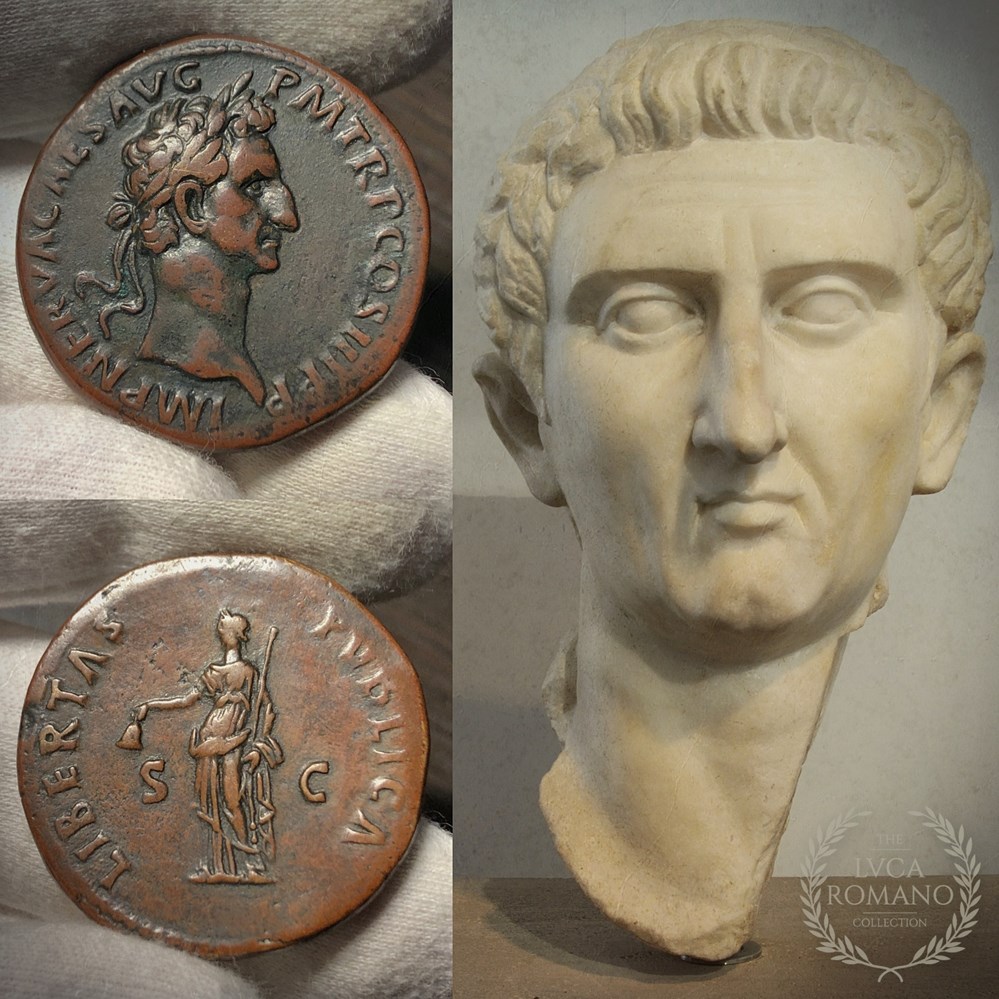 Marcus Cocceius Nerva Sestertius (LIBERTAS) coins ancient to marcus cocceius nerva sestertius libertas