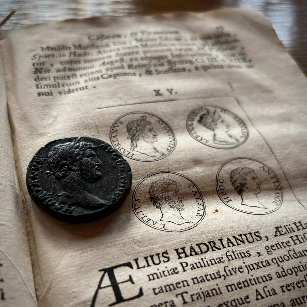 Sestertius of Hadrian (Felicitas) coins ancient to romans imperial and republican sestertius of hadrian felicitas