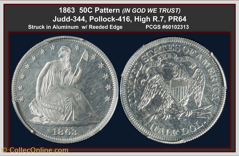 coins j 344 1863 50c
