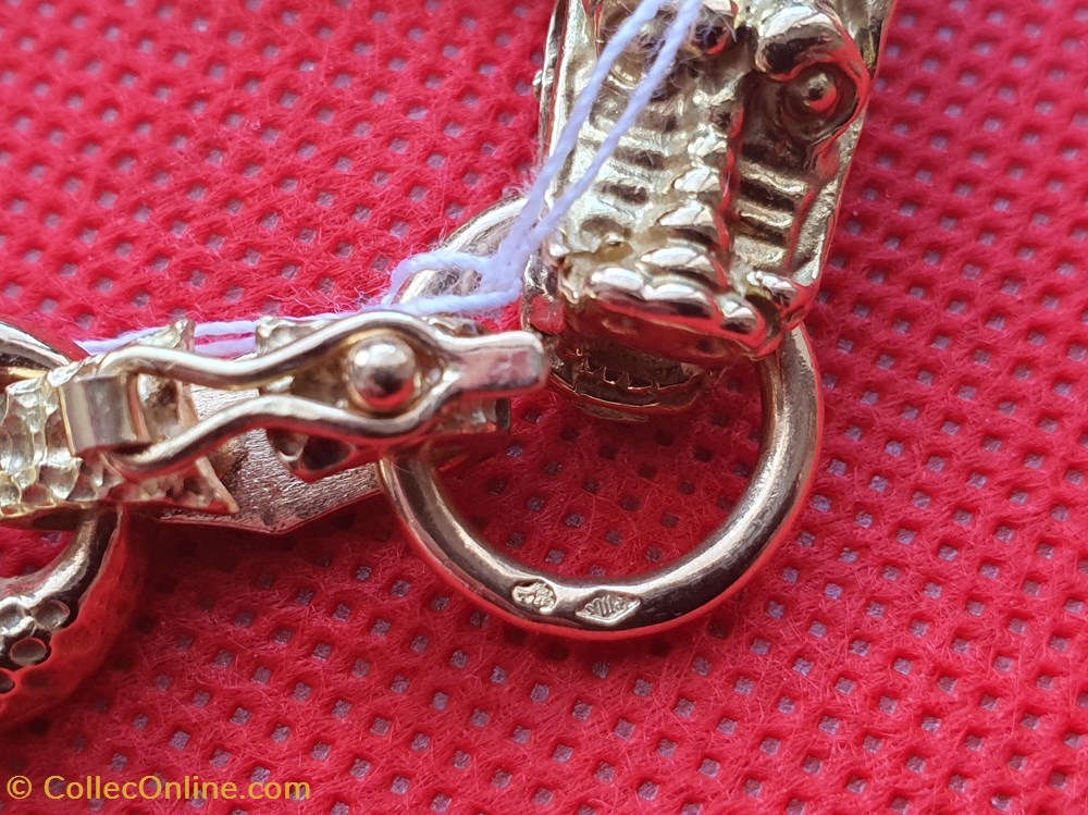 bijoux horlogerie de bras bracelet dragon or 18 carats