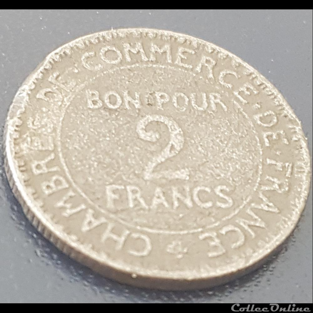 2 fr CDC 1921 (faux) 4 monnaie france moderne 2 fr cdc 1921 faux