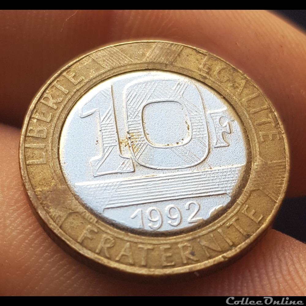 10fr Génie 1992 (faux) monnaie france moderne 10fr genie 1992 faux