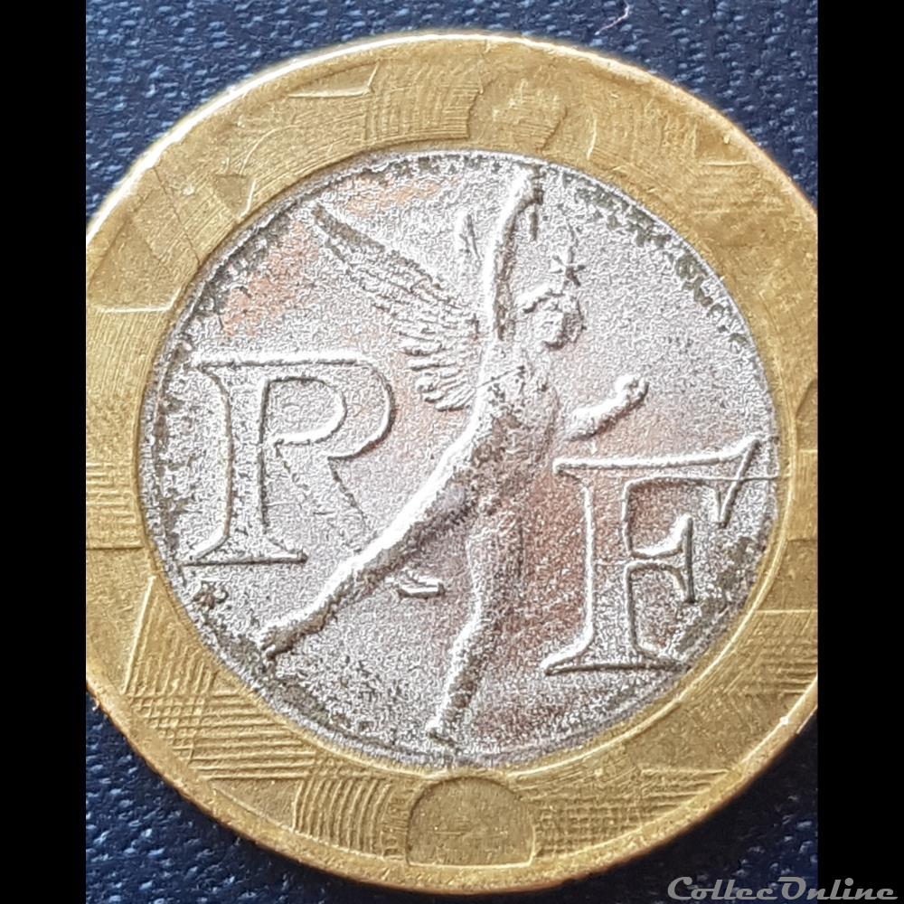 10fr Génie 1988 (faux 2) 3 monnaie france moderne 10fr genie 1988 faux 2