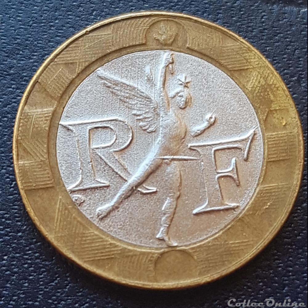 monnaie france moderne 10fr genie 1991 faux
