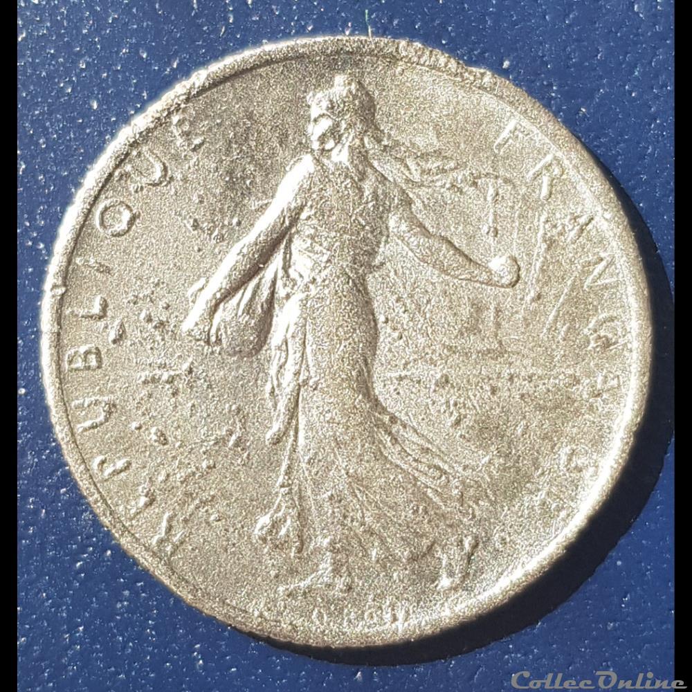 1fr semeuse type argent 1916 (faux) 2 monnaie france moderne 1fr semeuse type argent 1916 faux