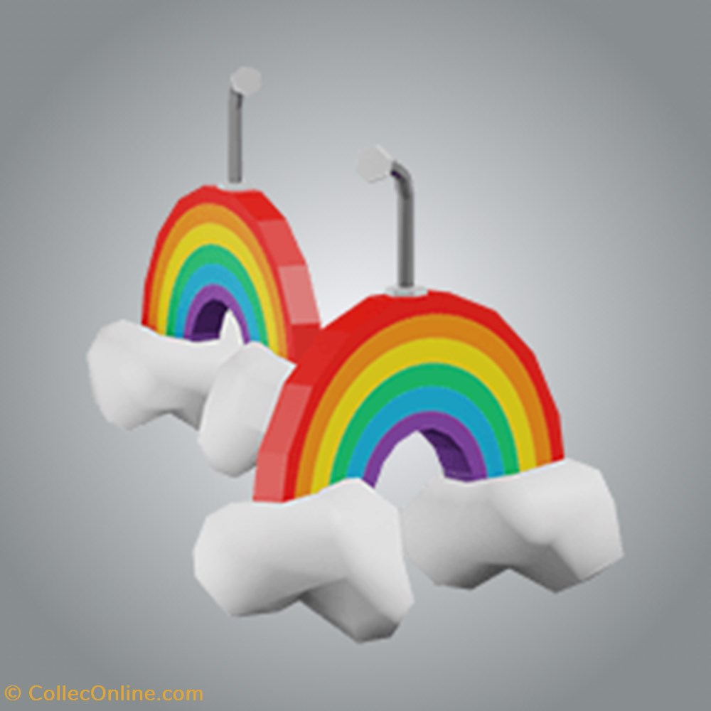 nft divers pride rainbow earrings