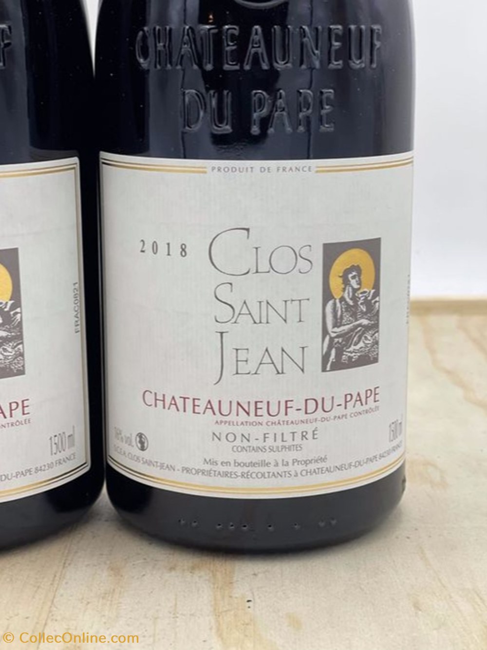 vin france 2018 clos saint jean chateauneuf du pape 2 magnums 1 5 l