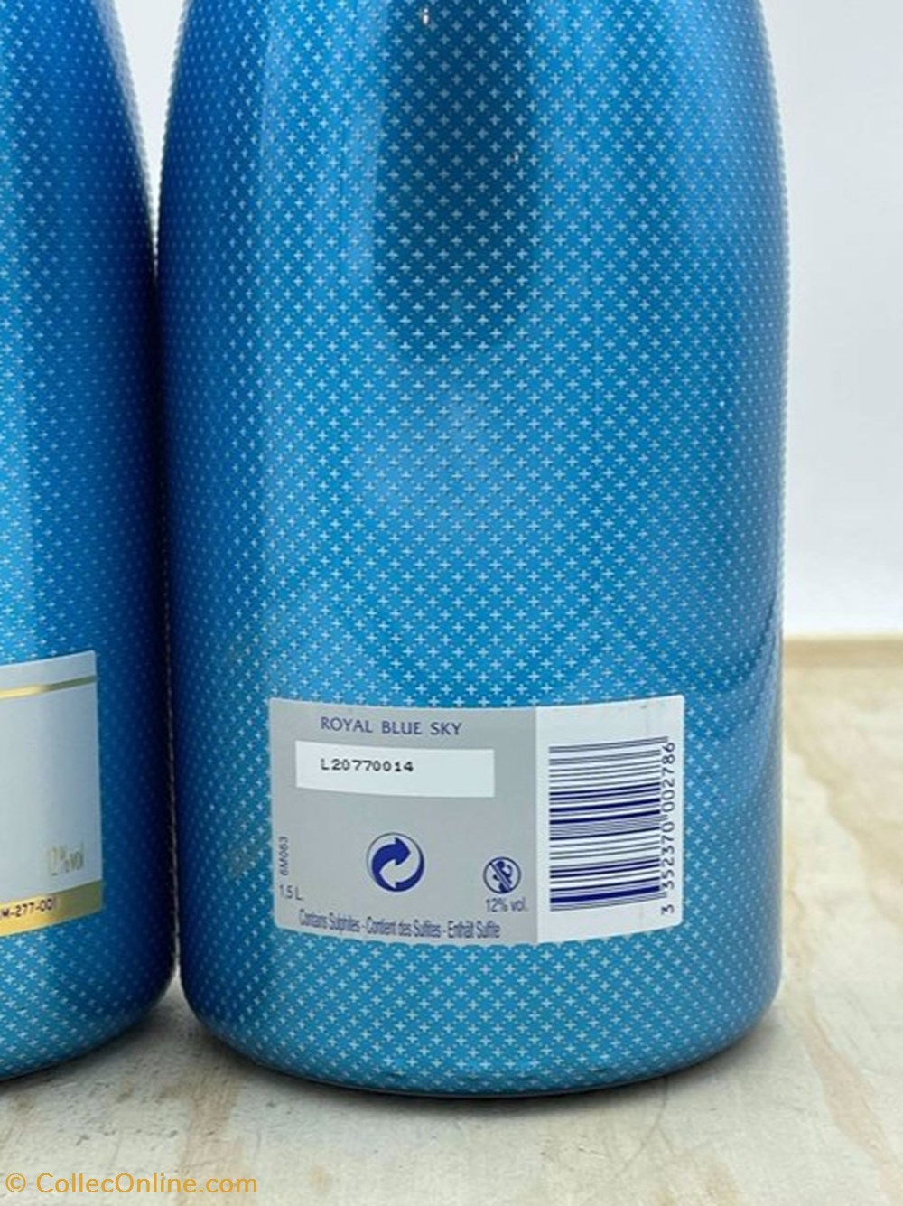 vin france pommery sur glace royal blue sky champagne 2 magnums 1 5 l