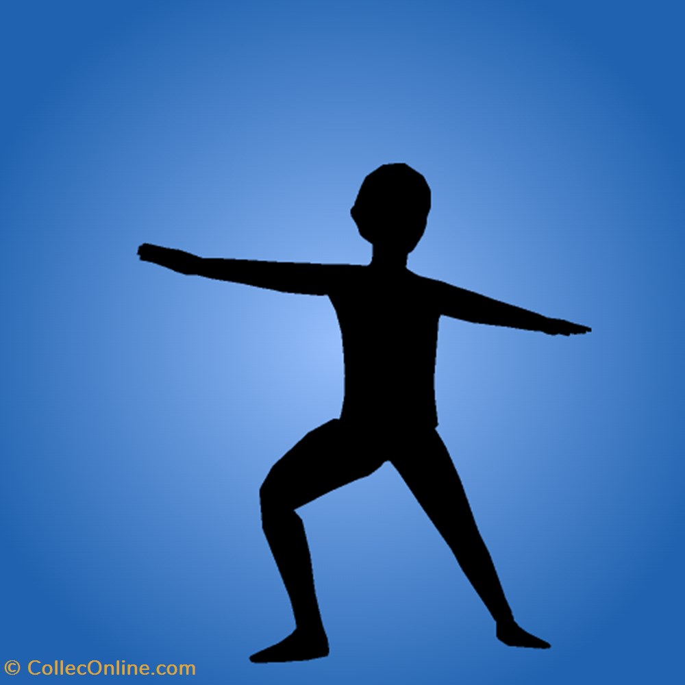 Alo Yoga Pose - Warrior II nft divers alo yoga pose warrior ii