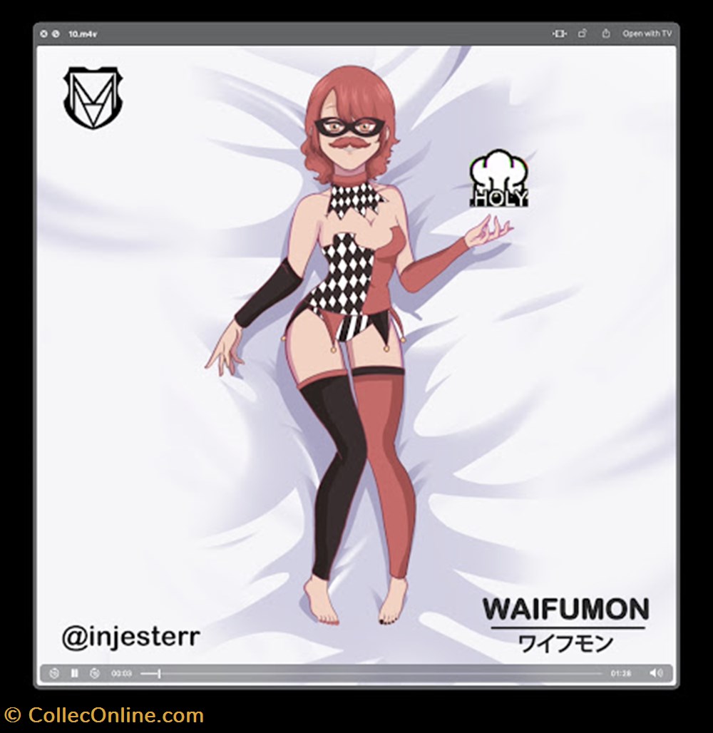 InJesterr - Waifumon nft art injesterr waifumon
