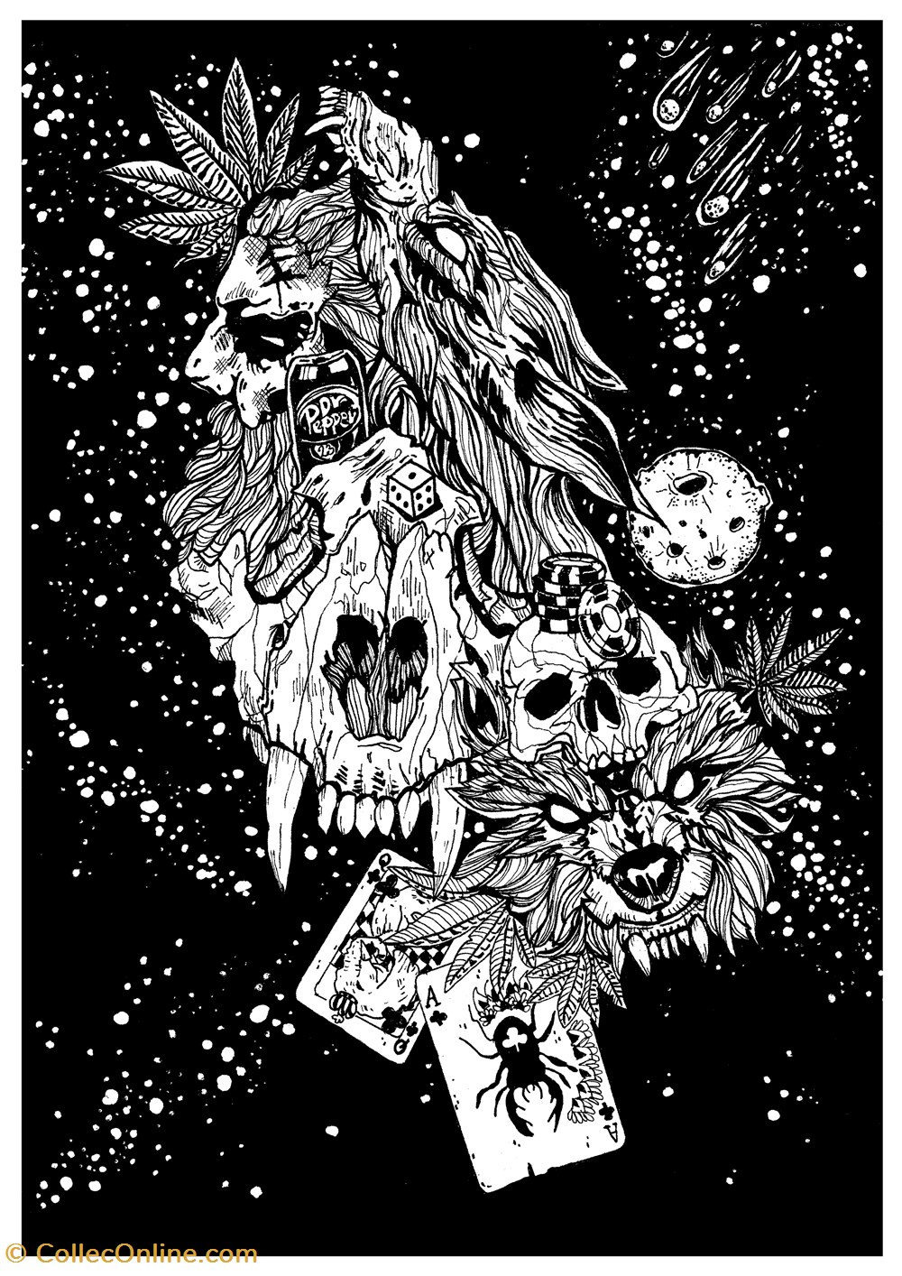 Outer space art antiquites peintures dessins outer space