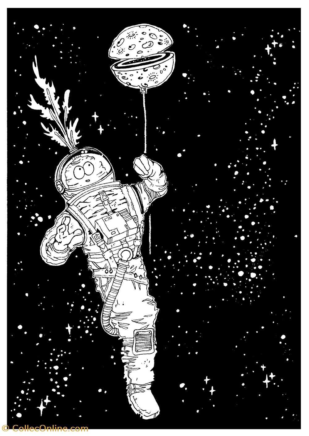 Carrot lost in space art antiquites peintures dessins carrot lost in space