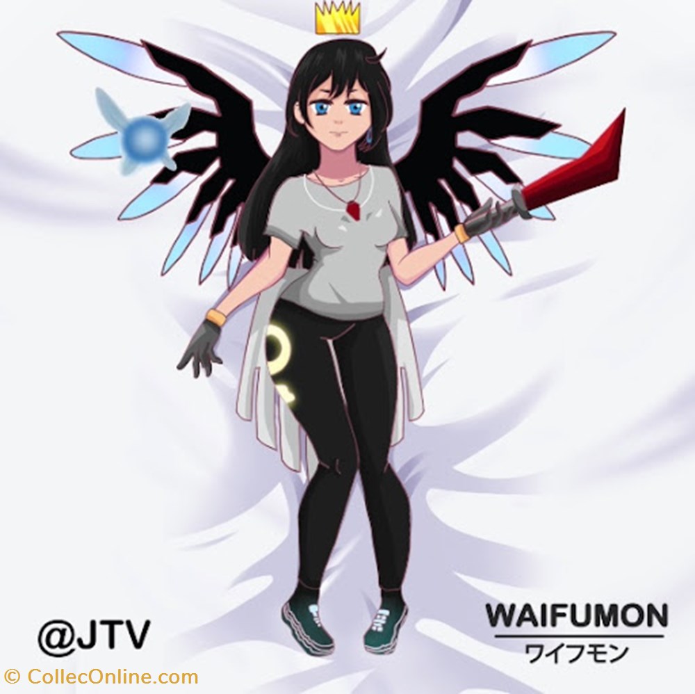 nft art jtv waifumon exclusive