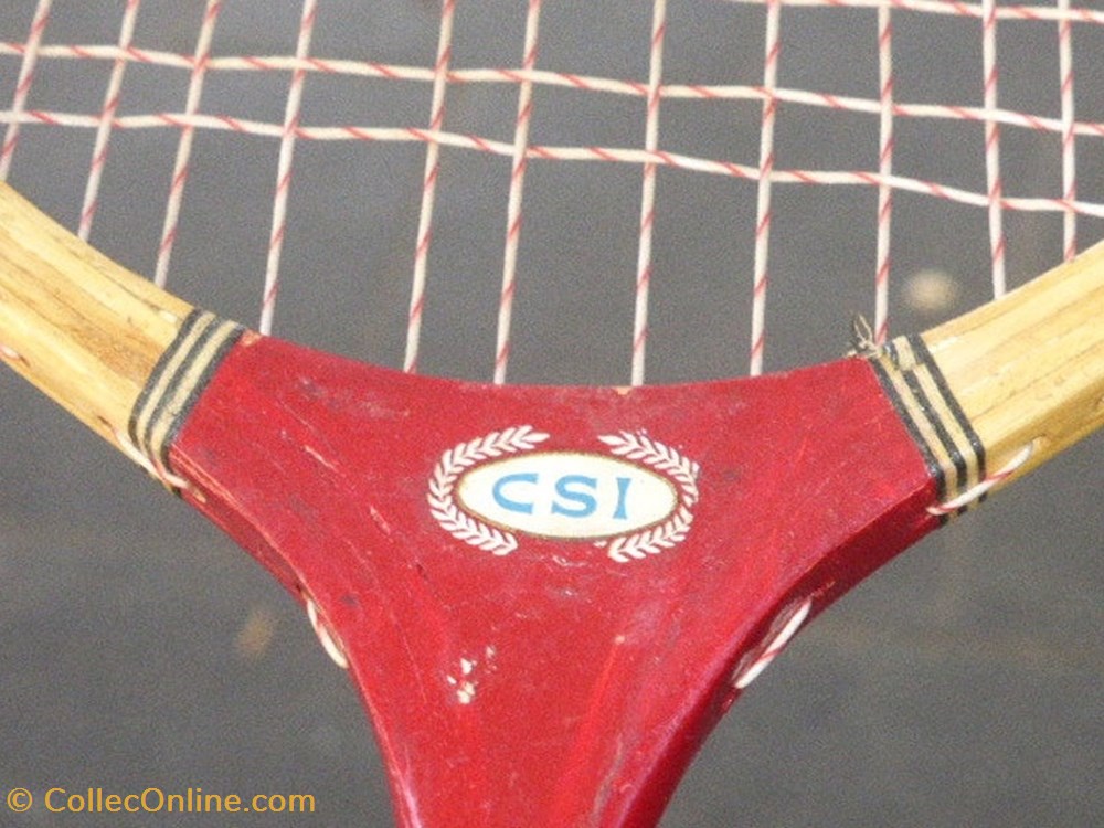 Raquette de badminton CSI vintage, 1985 sports racquet raquette de badminton csi vintage 1985