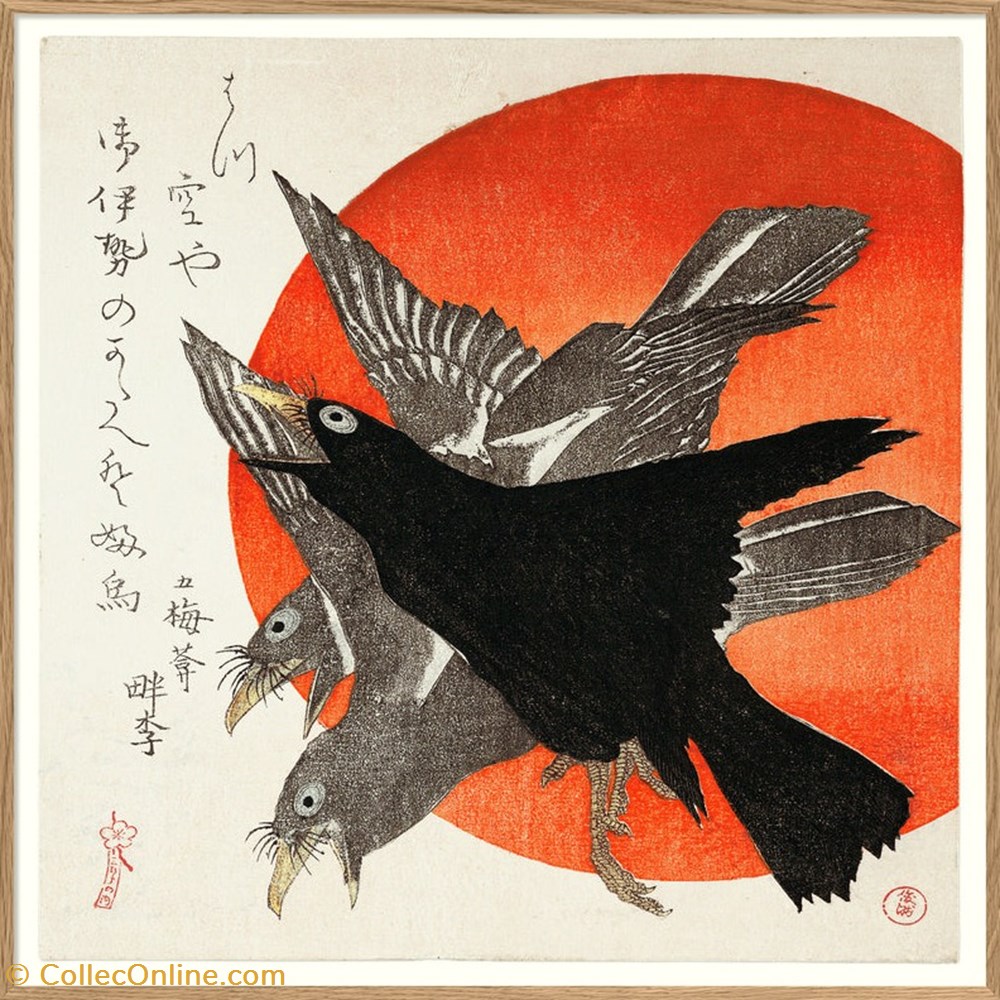 CROWS art antiquities asian crows