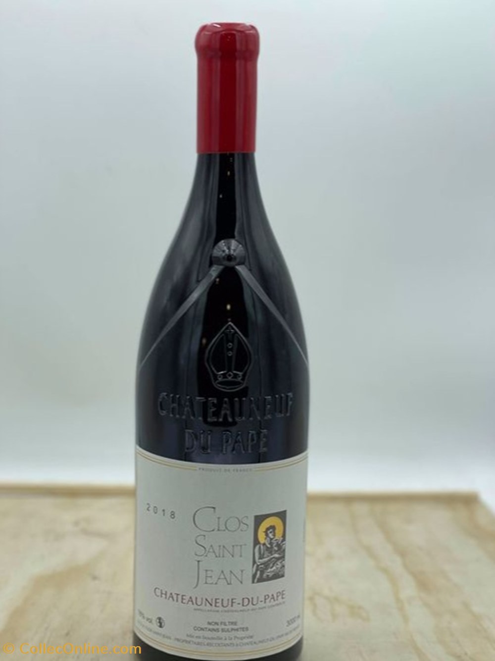 vin france 2018 clos saint jean chateauneuf du pape 1 double magnum jeroboam 3 l