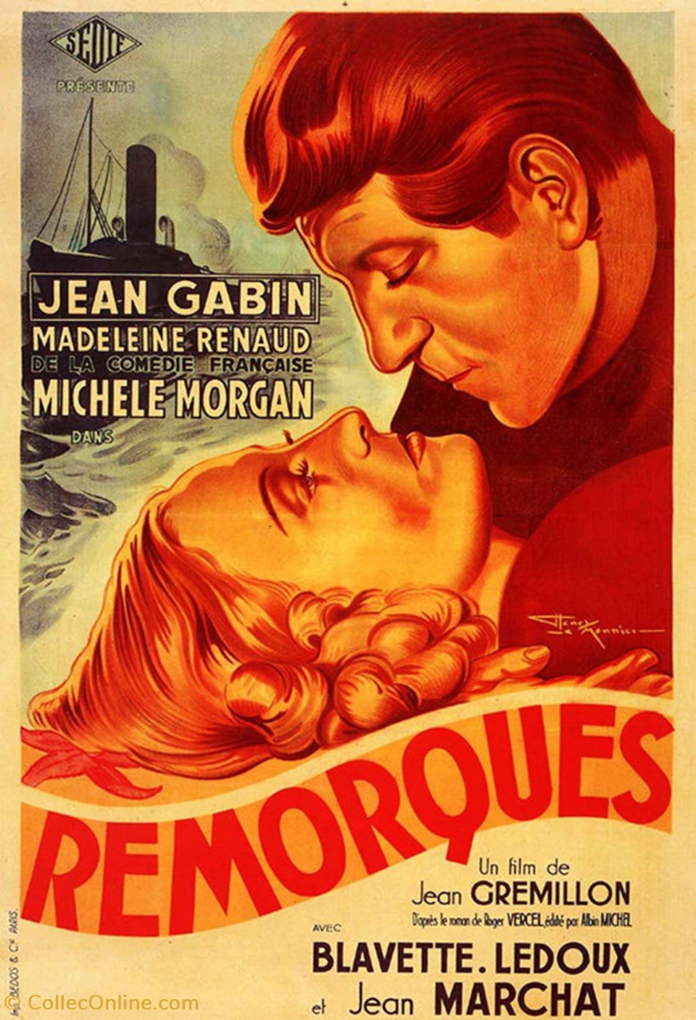 Remorques- Un film de Jean Gremillon documents anciens affiches cinema remorques un film de jean gremillon
