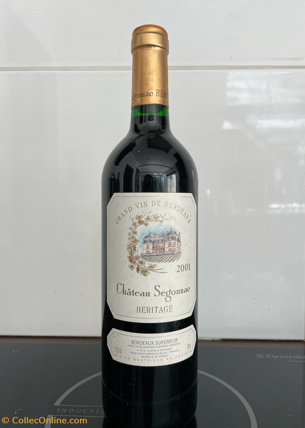 wine france chateau segonzac grand vin de bordeaux 2001
