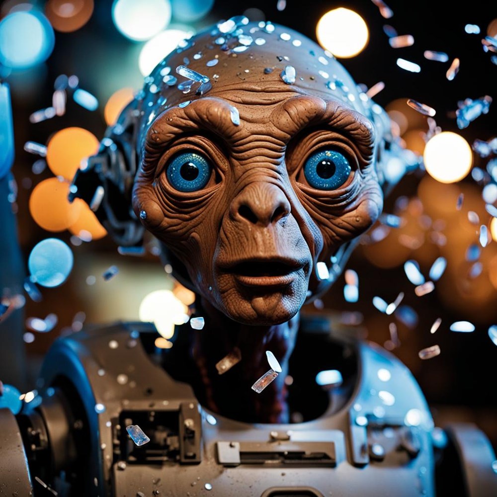 Confettis interstellaires : quand E.T. se transforme en robots pour célébrer le Nouvel An ! confettis interstellaires quand e t se transforme en robots pour celebrer le nouvel an