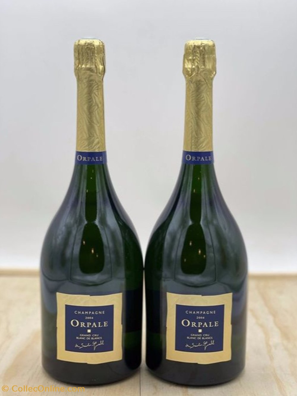 vin france 2004 de saint gall orpale blanc de blancs champagne grand cru 2 magnums 1 5 l