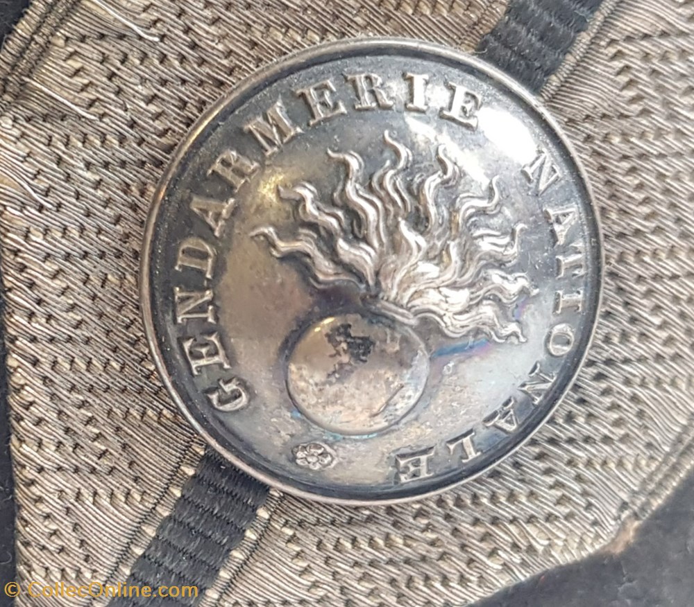 militaria police gendarmerie chapeau modele 1895