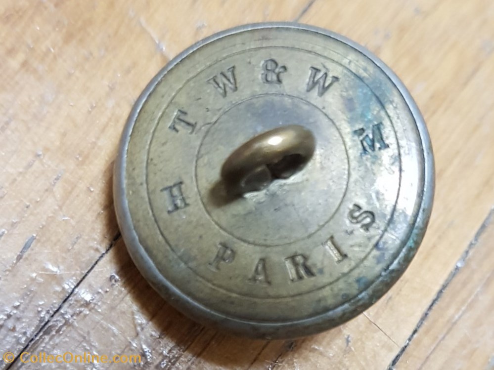 militaria police bouton gendarmerie coloniale