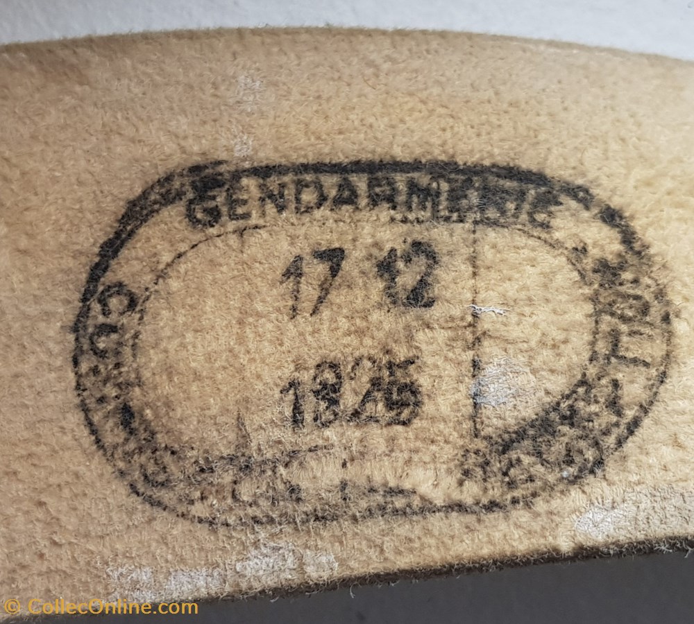 militaria police ceinturon ceremonie 1925 gendarmerie departementale