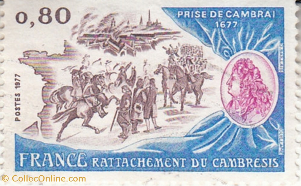 timbres 1977 rattachement du cambresis