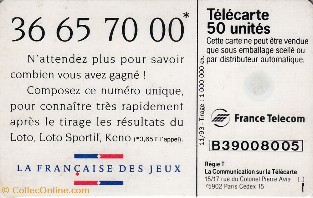 1993-11 Francaise des jeux divers 1993 11 francaise des jeux