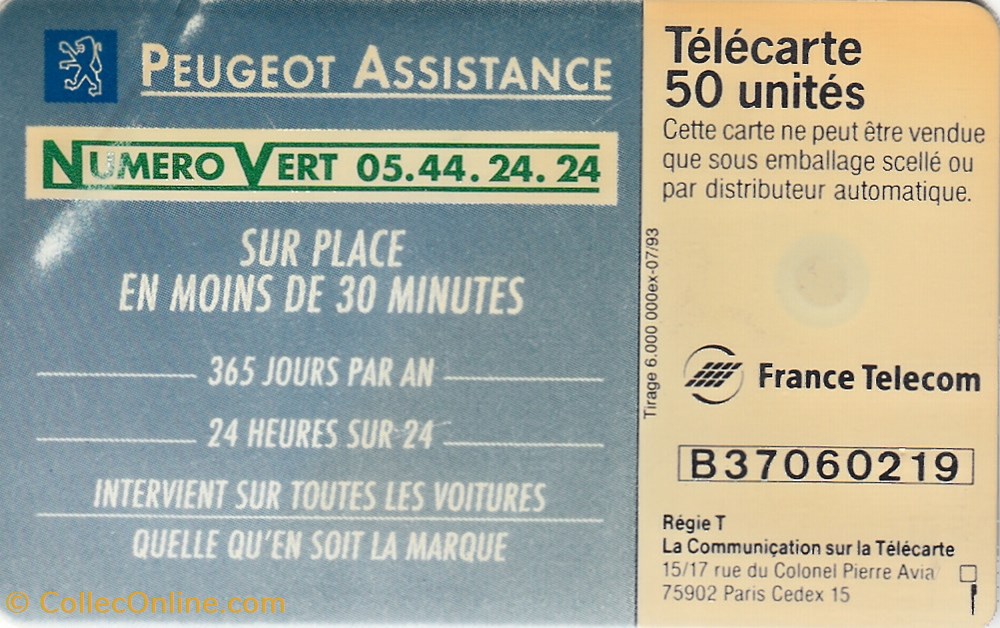 1993-07 Peugeot assistance divers 1993 07 peugeot assistance