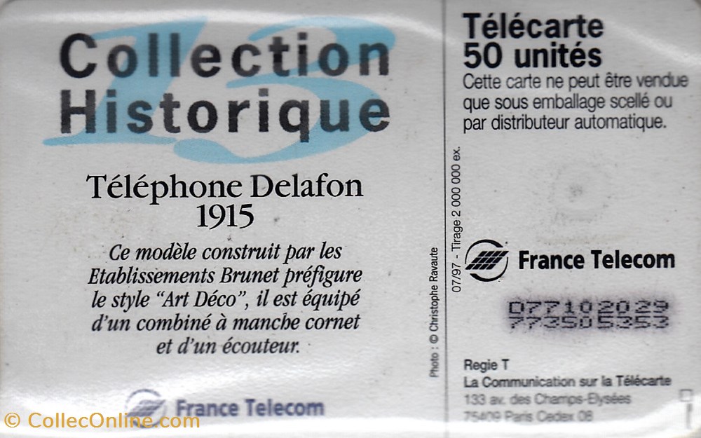 1997-07 Telephone Delafon divers 1997 07 telephone delafon