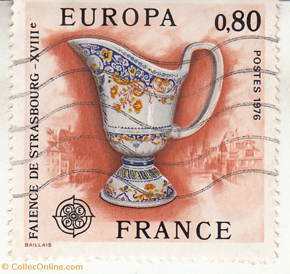 timbres 1976 faience de strasbourg 1877