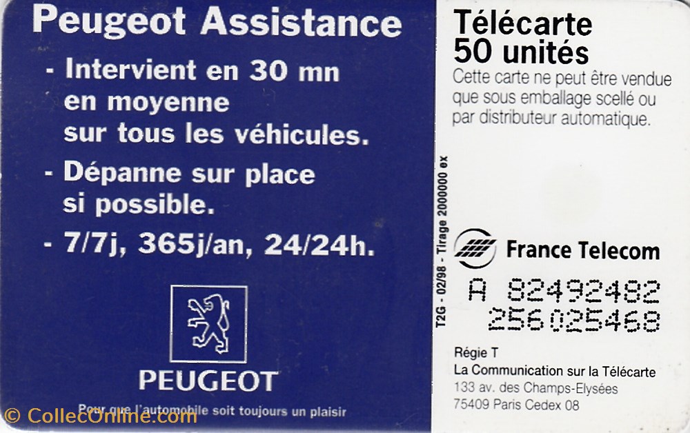 1998-02 Peugeot assistance divers 1998 02 peugeot assistance