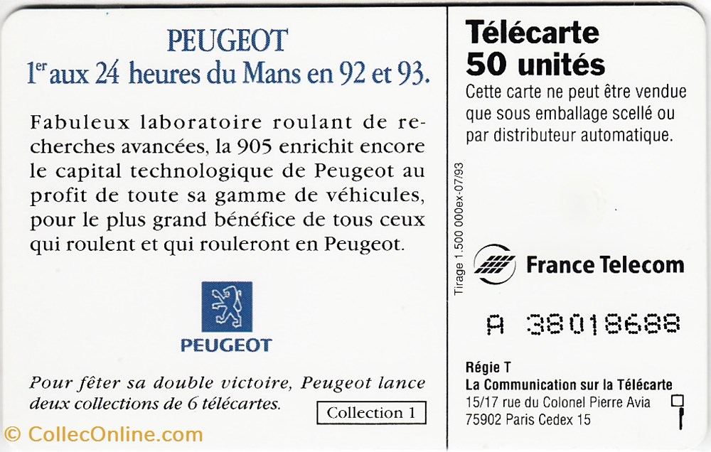 divers 1993 07 peugeot 24h du mans