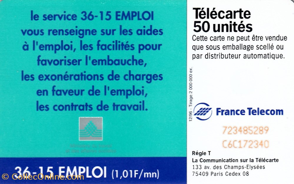 divers 1996 12 3615 emploi