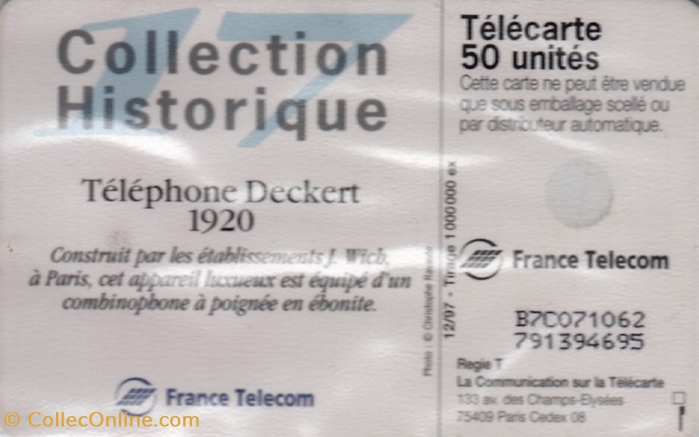 1997-12 Telephone Deckert divers 1997 12 telephone deckert