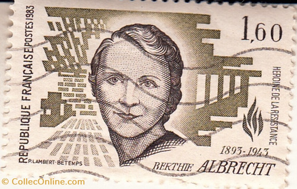 1983 Berthe Albrecht timbres 1983 berthe albrecht
