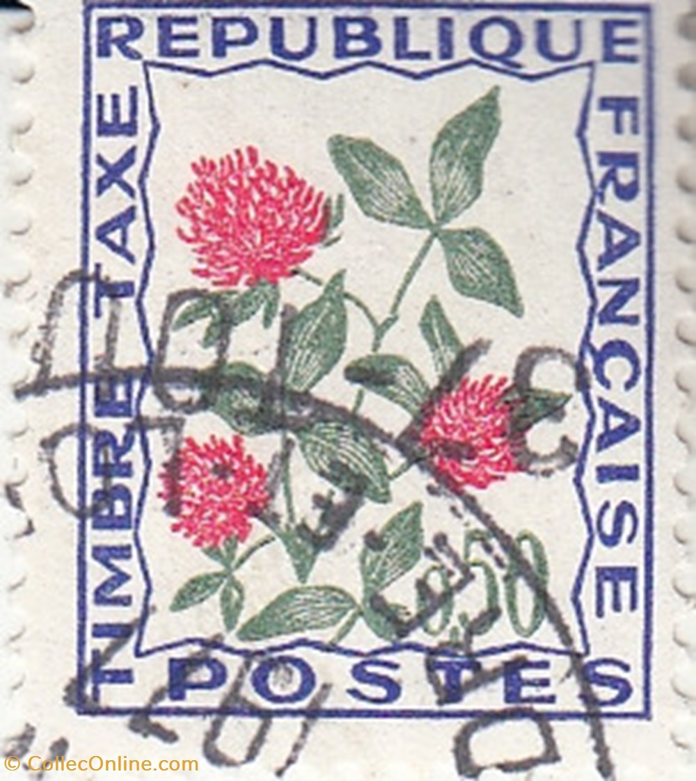 timbres 1964 fleur des champs treffles 0101