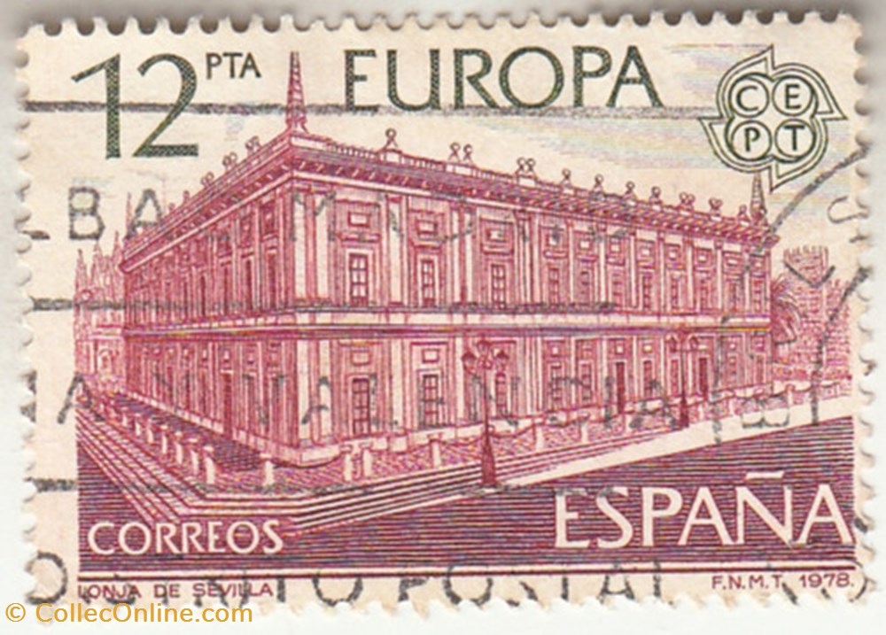 timbres 1978 europa lonja de sevilla espana