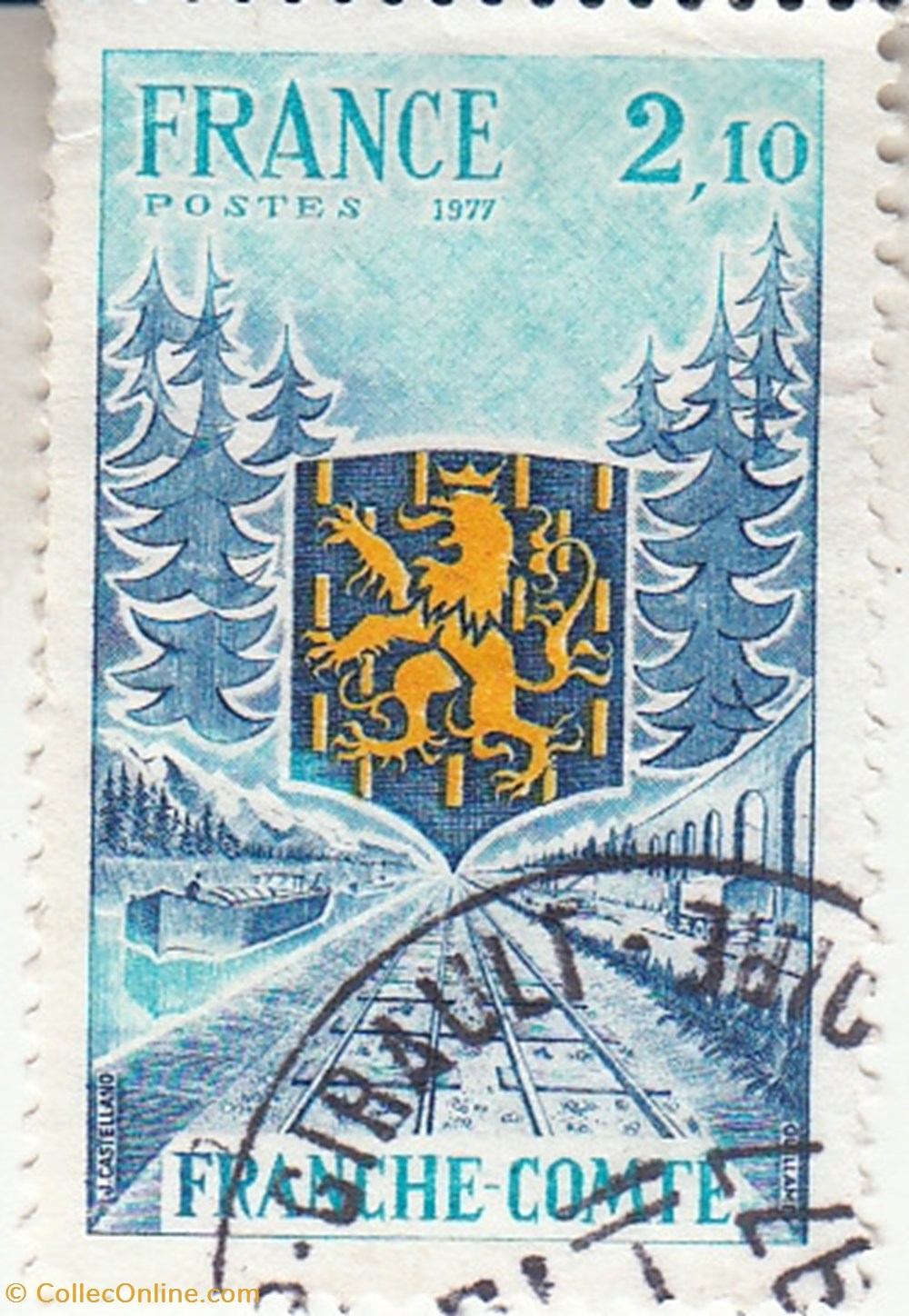 timbres 1977 franche comte 1916