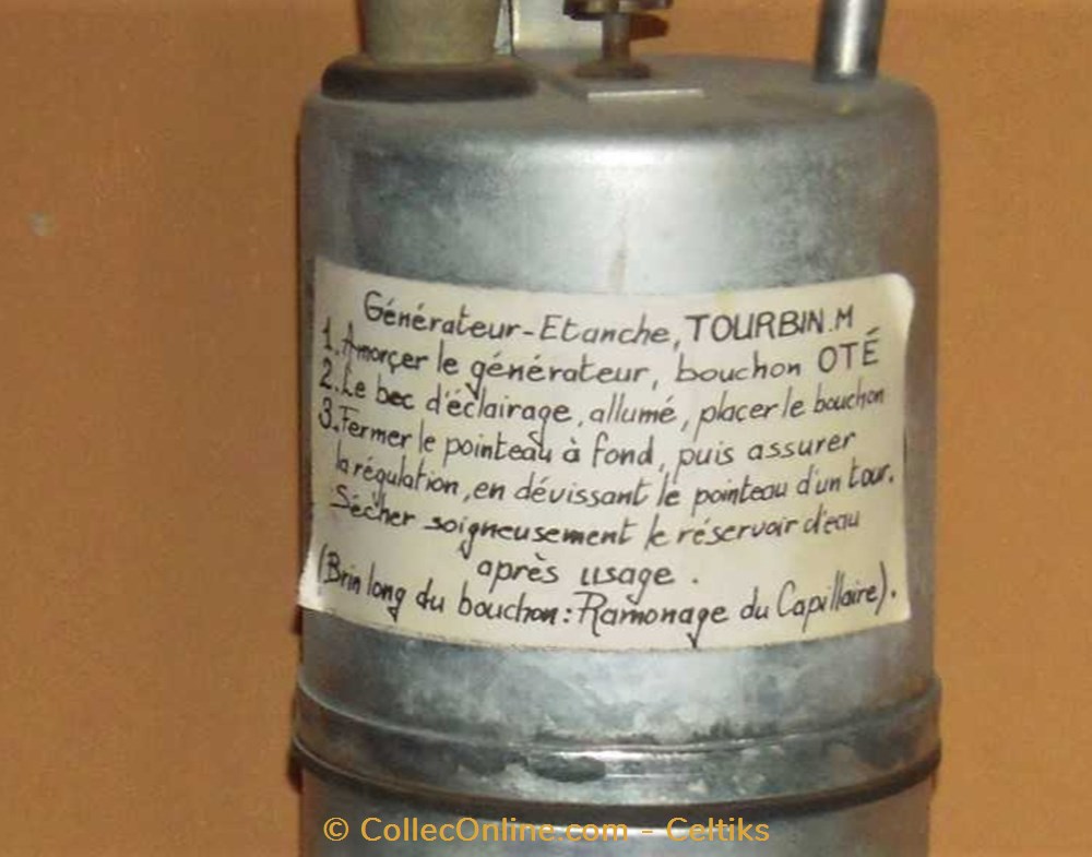 sports de plein air nature speleologie generateur acetylene