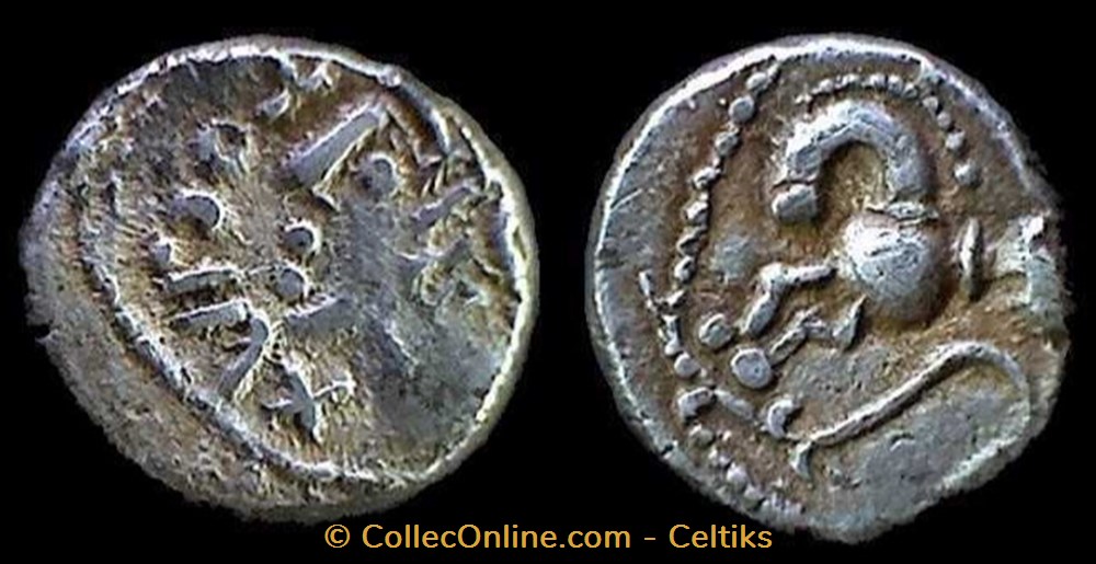 denier TOGIRIX monnaies antiques a celtes denier togirix