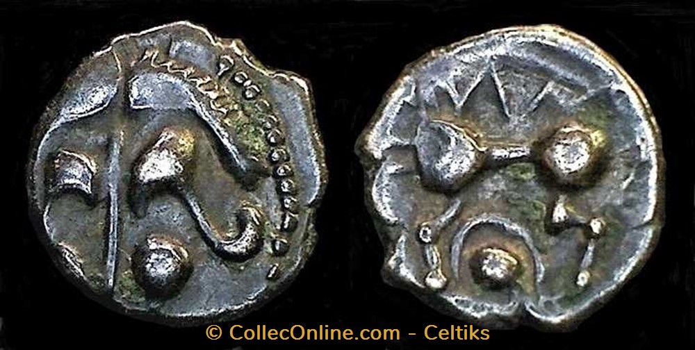 monnaie antique av jc ap gauloise obole du pont de la chaloire
