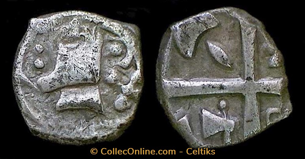 monnaies antiques celtes drachme a la tete cubiste s 29