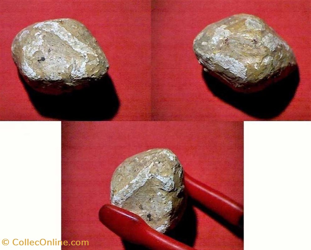 art antiquites archeologie europe balle de fronde
