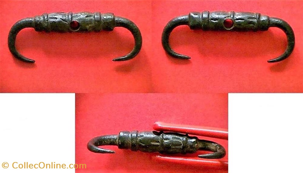 art antiquites archeologie europe agrafe