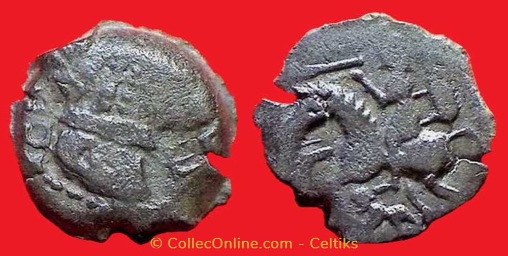 bronze CONNO EPILLOS / SEDVLVS monnaies antiques a celtes bronze conno epillos sedvlvs