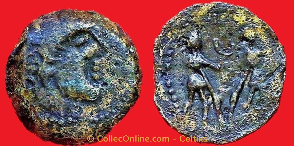 bronze KARIOA monnaies antiques celtes bronze karioa