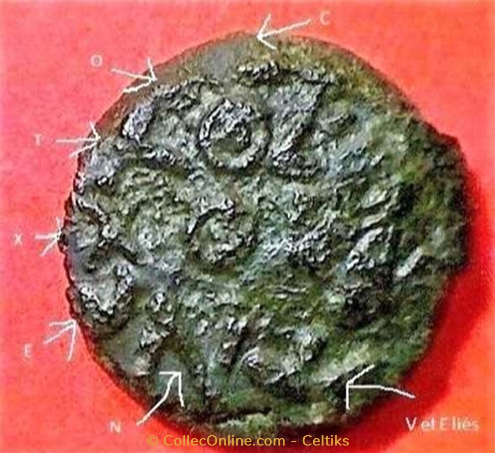 bronze VENEXTOC monnaies antiques a celtes bronze venextoc