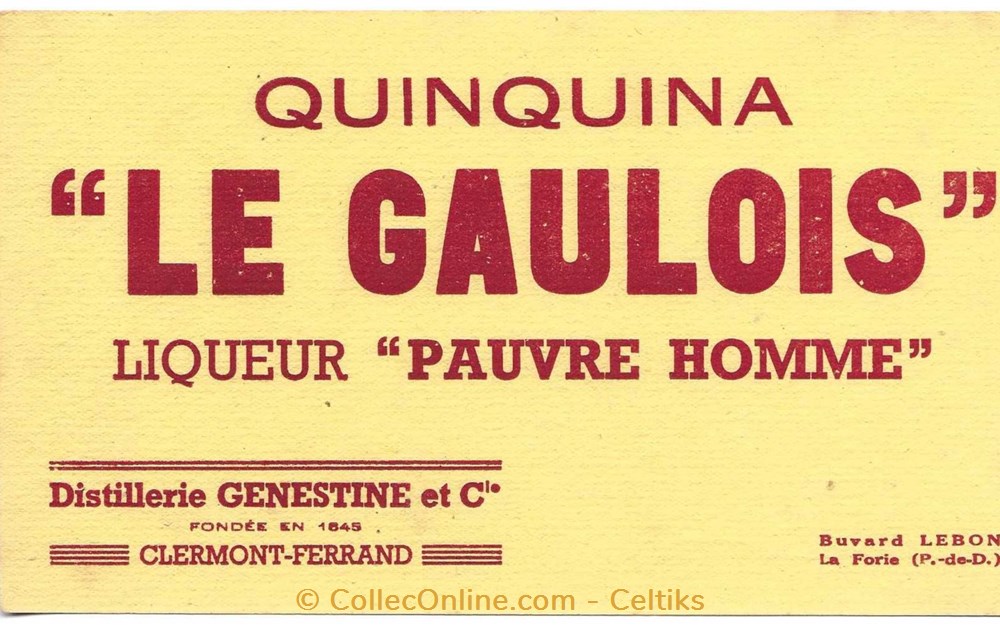BUVARD - GAULOIS objets publicitaires buvards buvard gaulois